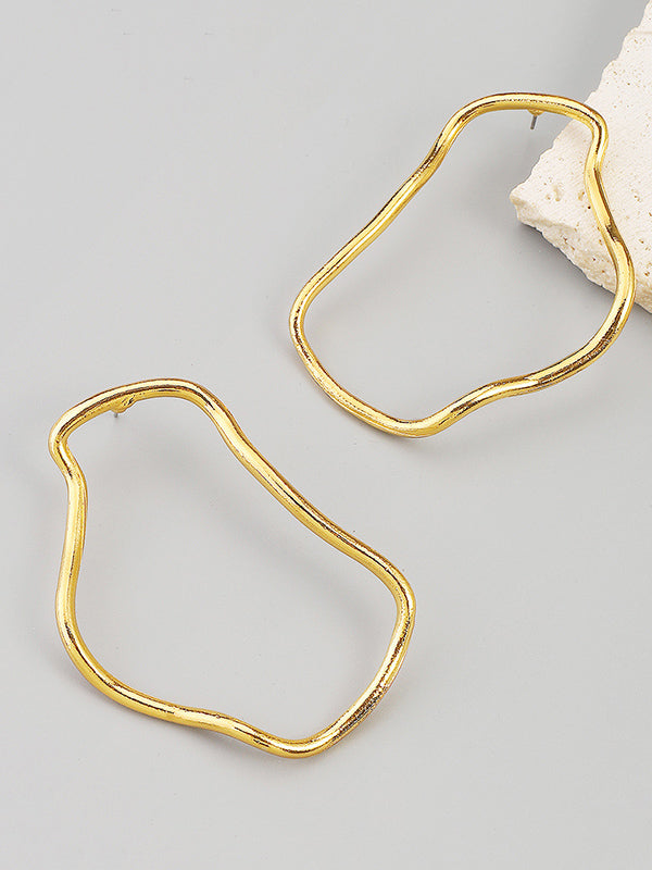 Geometric Normcore Drop Earrings