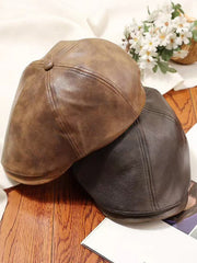 Buckle Hollow Split-Joint Hats Beret