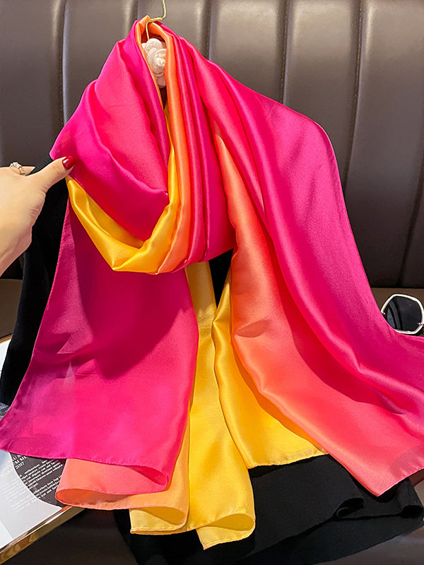 Gradient Keep Warm Leisure Scarf
