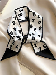 Contrast Color Printed Shawl&Scarf