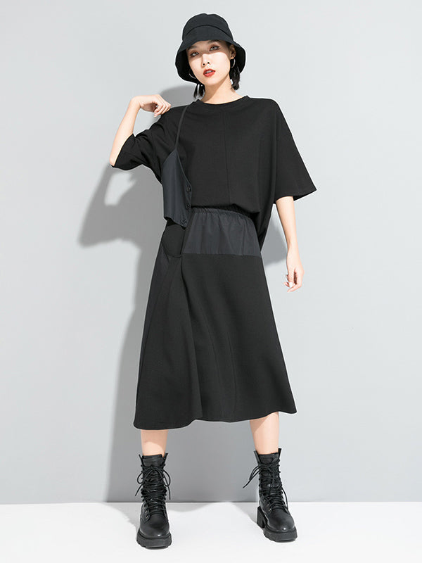 Original Irregularity Split-Joint Skirt