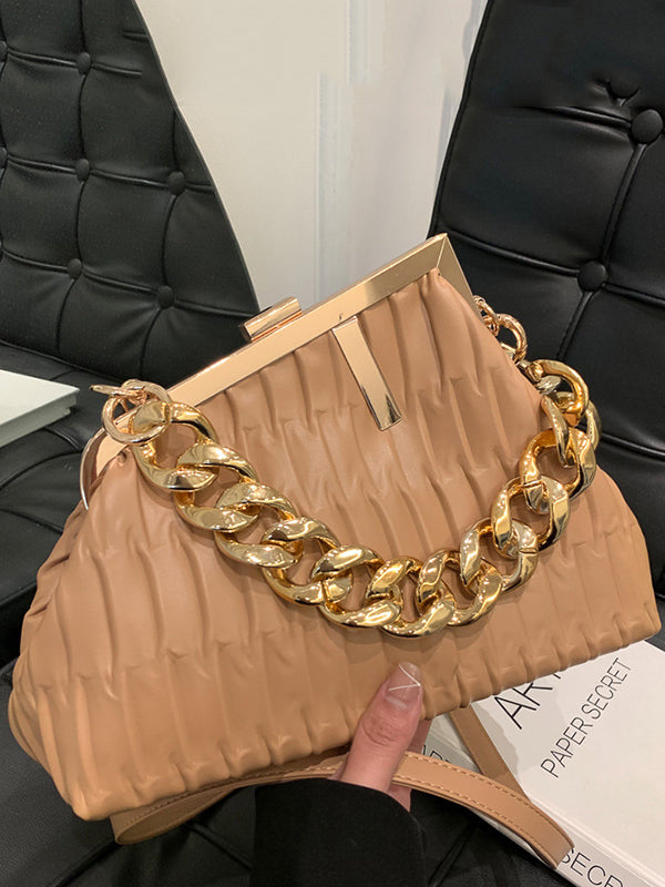 Stylish Chains PU Bags Accessories