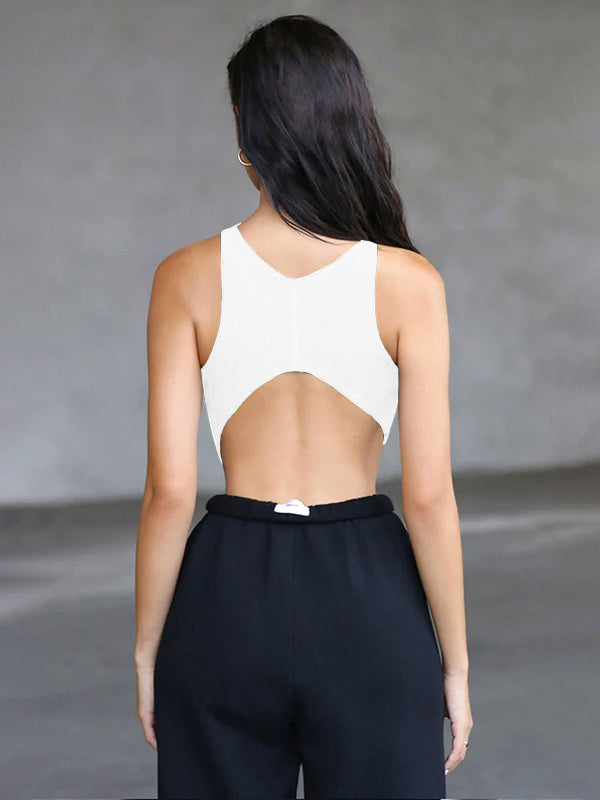 Solid Color Cropped Tank