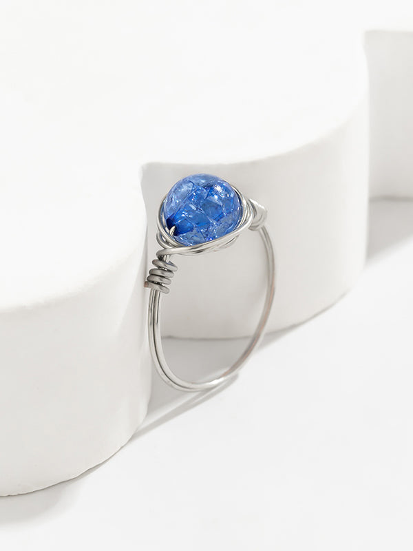 Casual Geometric Rings Accessories