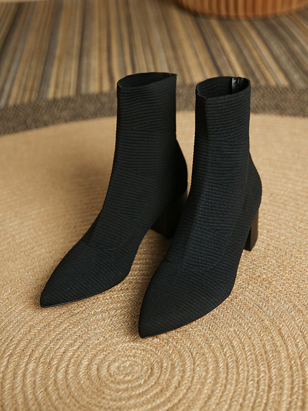Split-Joint Sock Boots Boots