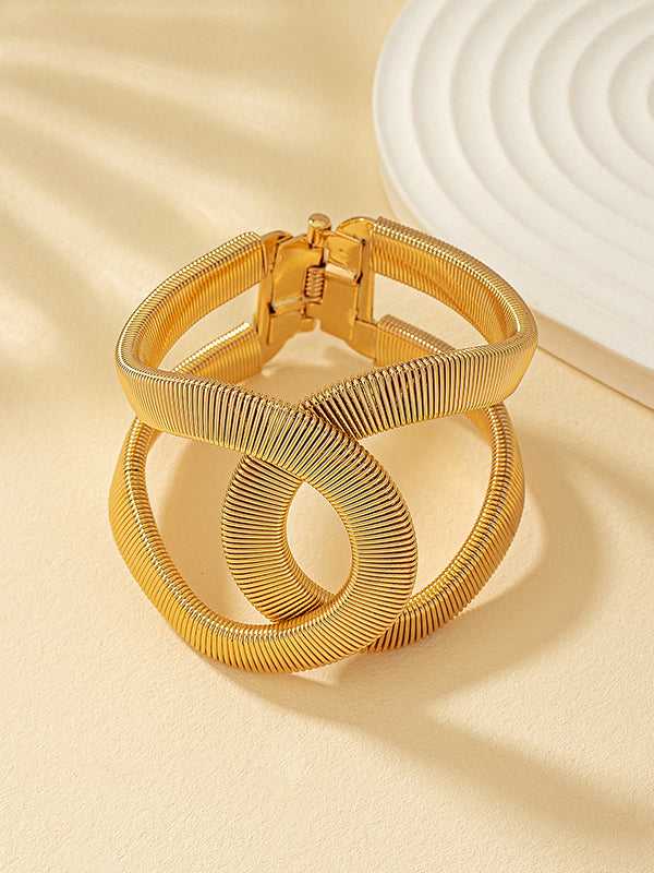 Adjustable Chains Hollow Round Cut Bracelet Accessories