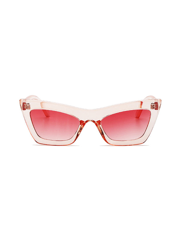 Geometric Sun-protection Sunglasses Accessories
