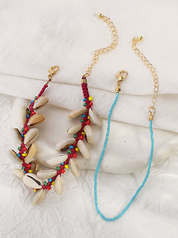 Geometric Conch Anklet