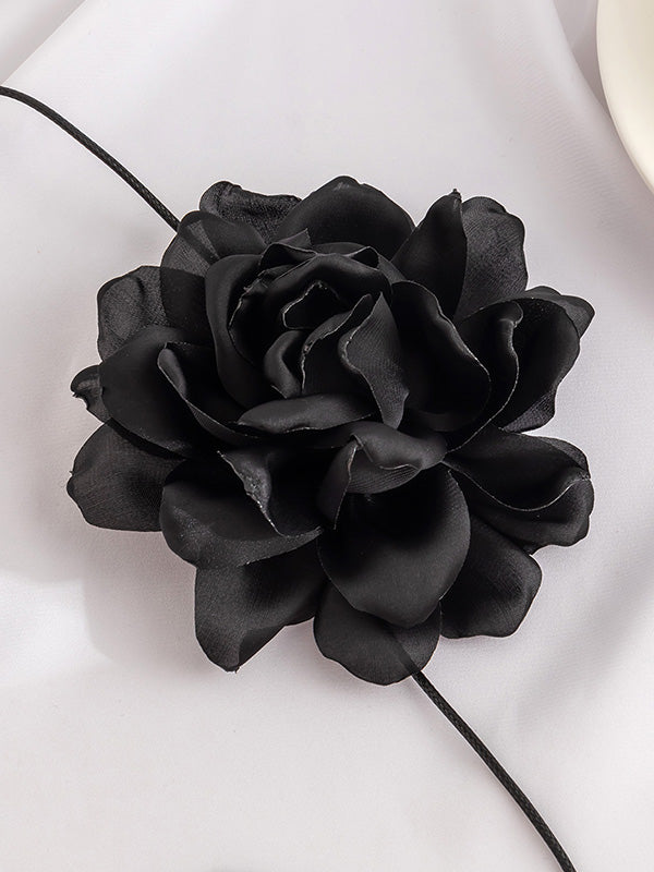 Flower Shape Lace-up Dainty Necklace Accessories