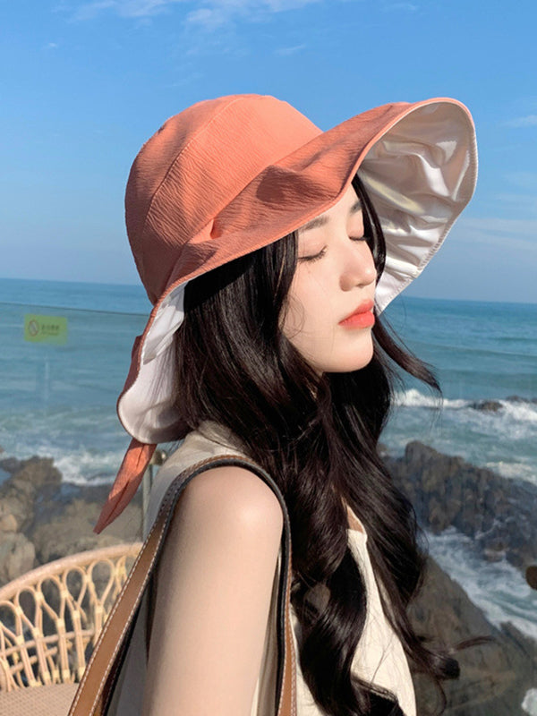 Foldable Wide Side Sun-protection Hats&Caps