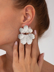 Flower Shape Irregularity Earrings Accessories