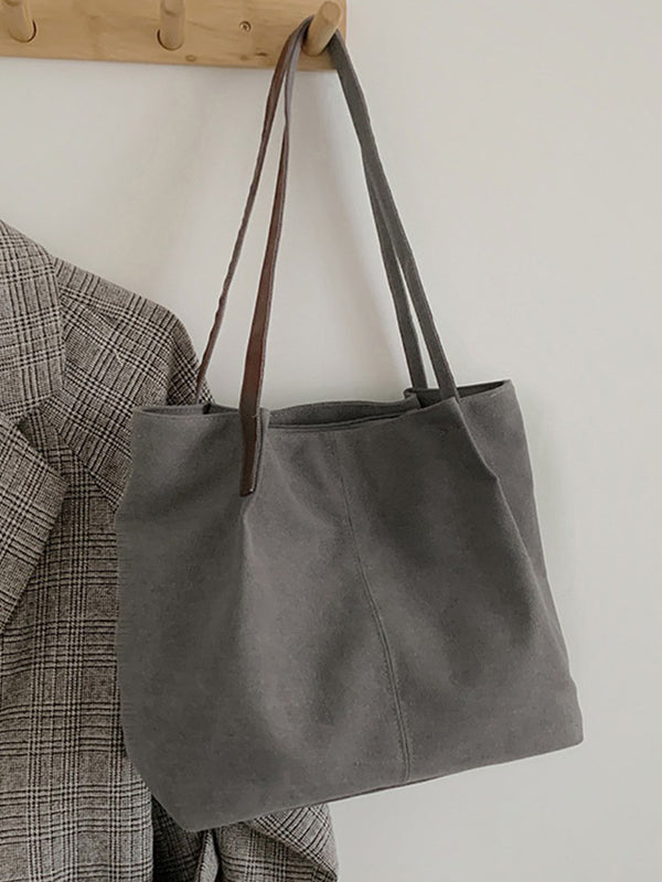 Simple Casual Canvas 3 Colors Bag