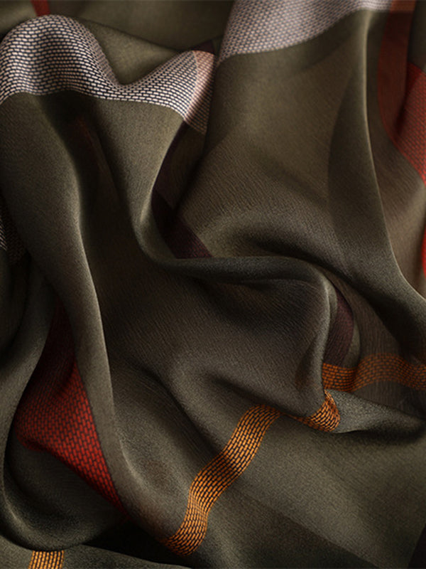 Keep Warm Plaid Sun Protection Scarf