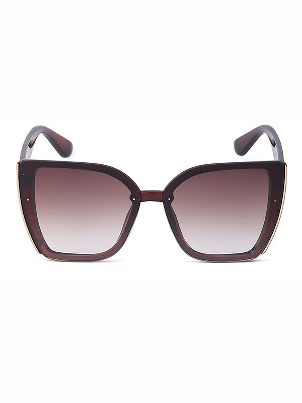 Geometric Sun-Protection Sunglasses Accessories