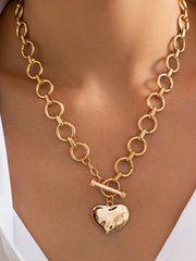 Chains Geometric Heart Shape Normcore Necklaces Accessories