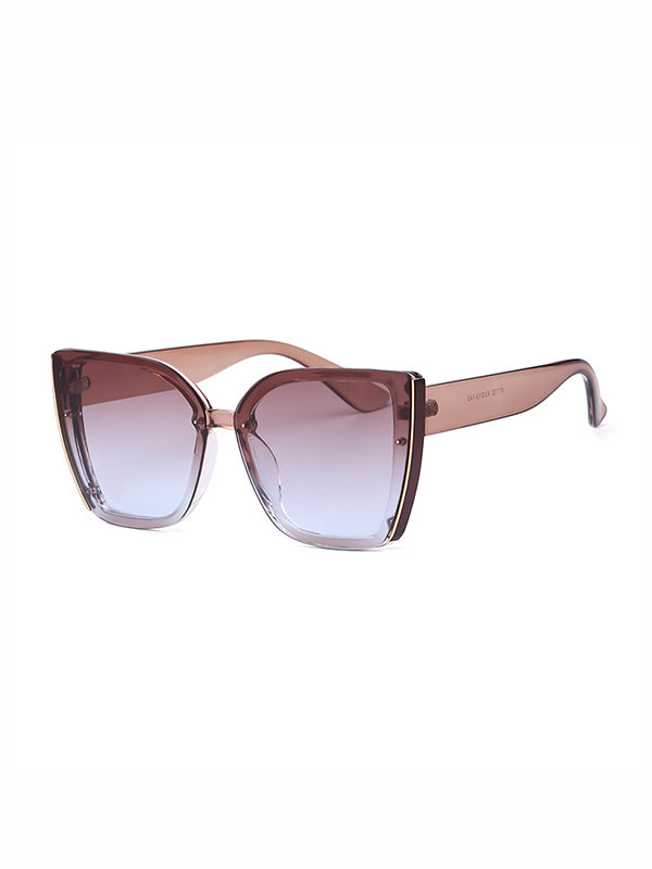Geometric Sun-Protection Sunglasses Accessories