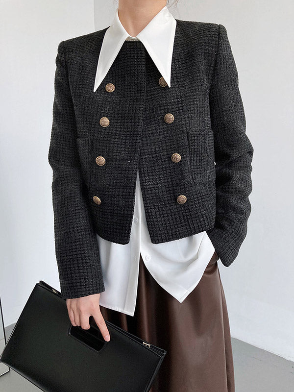 Stylish 3 Colors Solid Color Long Sleeves Blouse