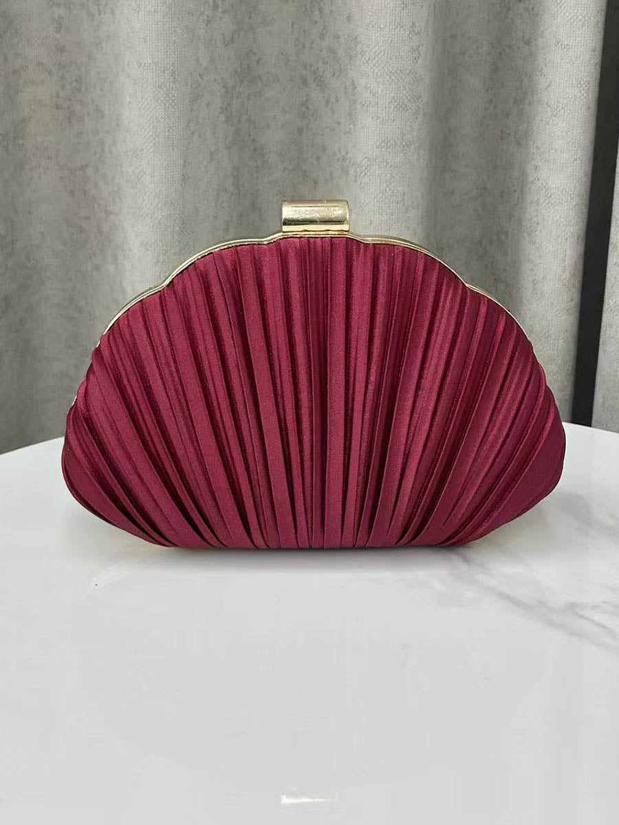 Lock Pleated Mini Bags Evening Bags & Clutches Crossbody Bags