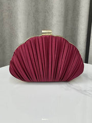 Lock Pleated Mini Bags Evening Bags & Clutches Crossbody Bags