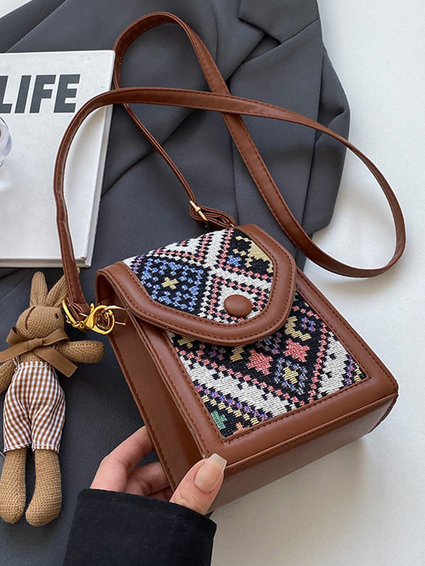 Geometric Split-Joint Crossbody Bags