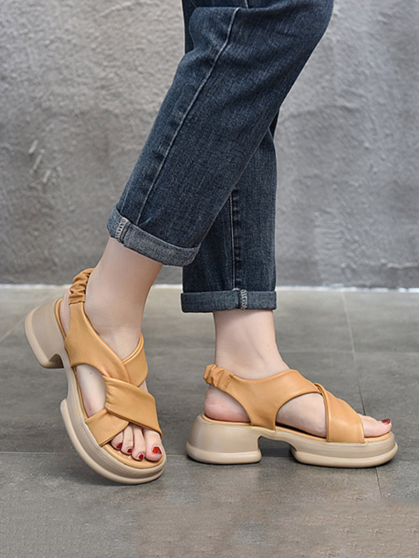 Open Toe Sandals Platform Shoes
