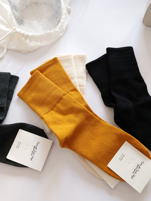 Casual Simple 9 Colors Socks