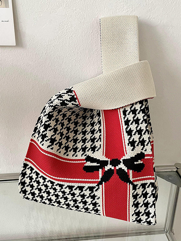 Printed Woven Handbag Bags Accessories