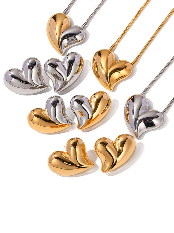Heart Shape Earrings Accessories