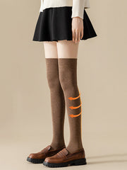 Casual Skinny Leg Skinny Solid Color Stockings Accessories