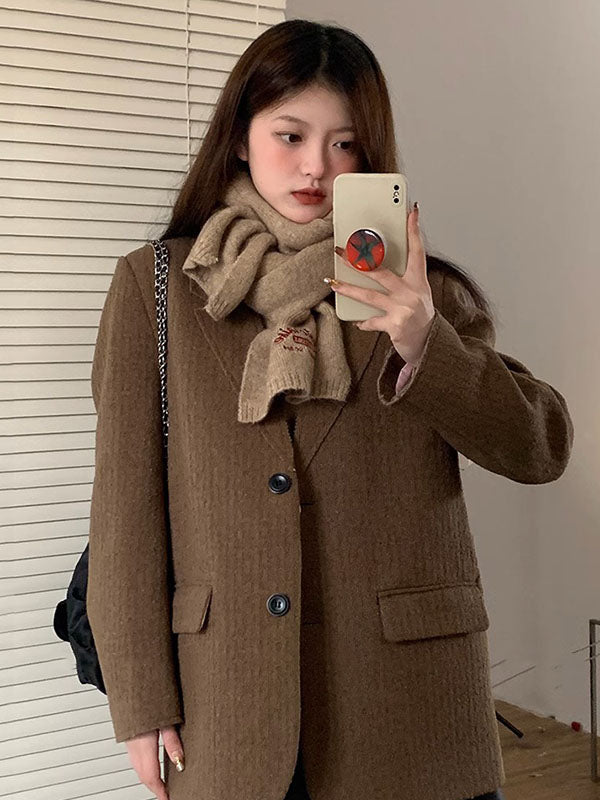 Keep Warm Knitted Letters Scarf
