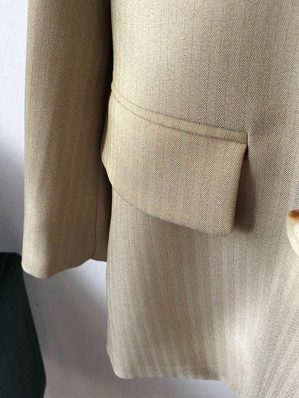 Loose Solid Color Casual Blazer Outwear