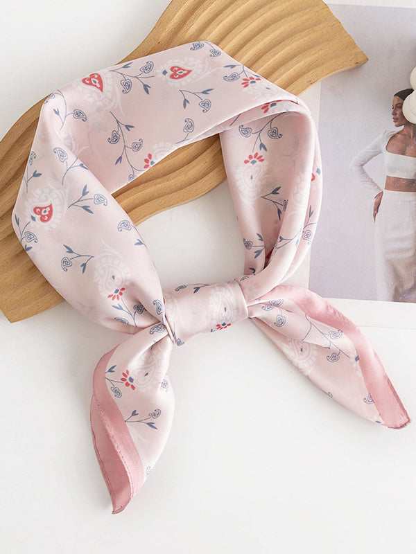 Flower Print Scarf