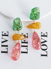 Geometric Drop Earrings