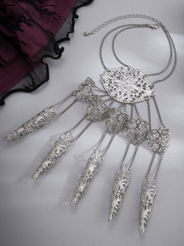 Chains Hollow Solid Color Nail Protectors Bracelet Accessories