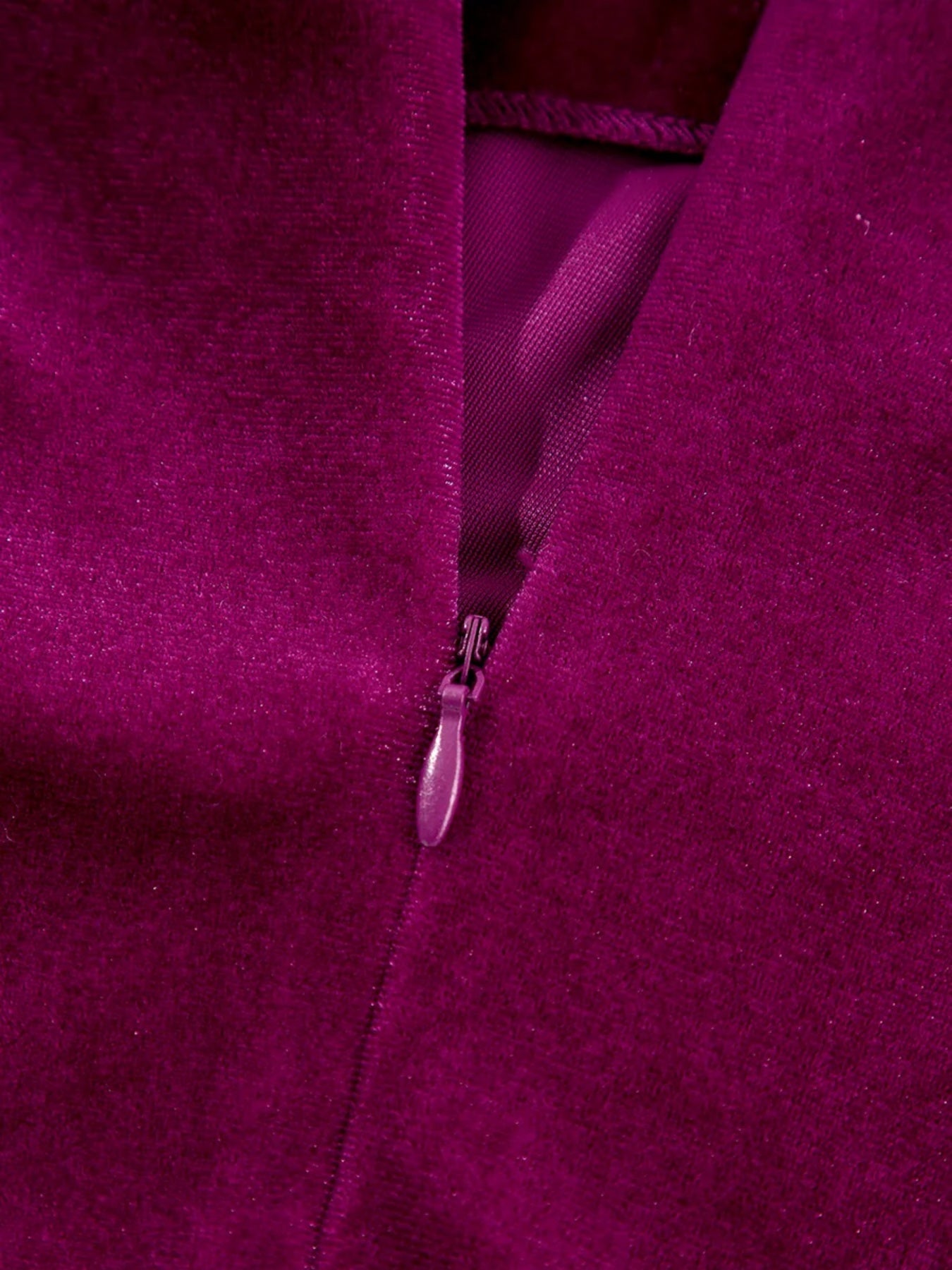 Solid Color Zipper Wrap Stand Collar Mini Dresses