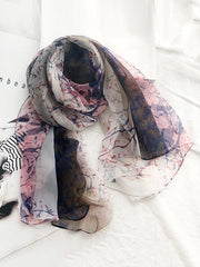 Printed See-Through Sun-Protection Shawl&Scarf