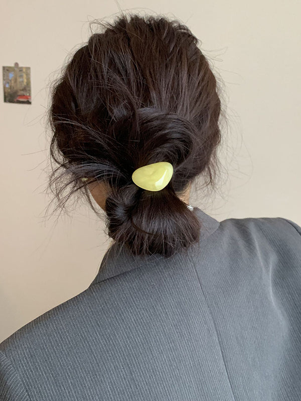 Geometric Stretch; Elastic Ponytailholder Hairtie Hairbobble Hair Accessories