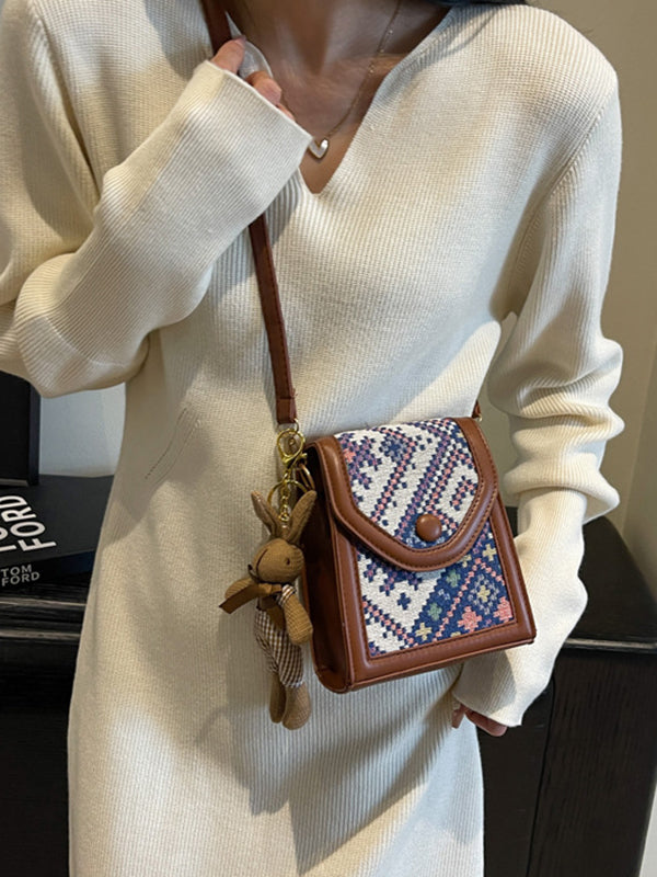 Geometric Split-Joint Crossbody Bags