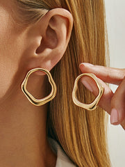 Shiny Irregularity Earrings Accessories