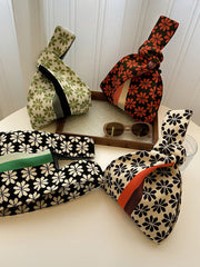 Floral Woven Handbag Bags Accessories