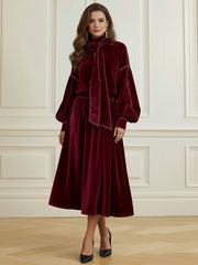 A-Line Loose Solid Color Skirts Bottoms