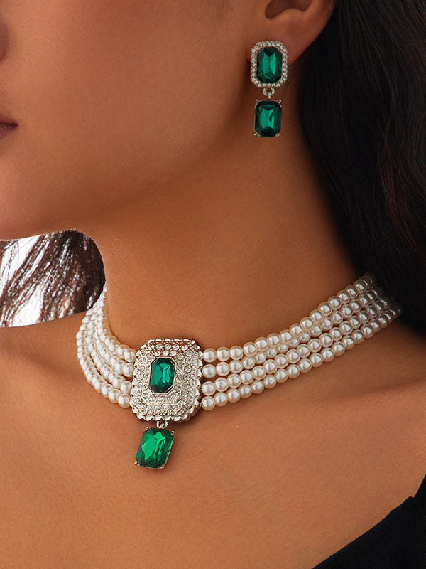 Geometric Necklaces Accessories Drop Earrings