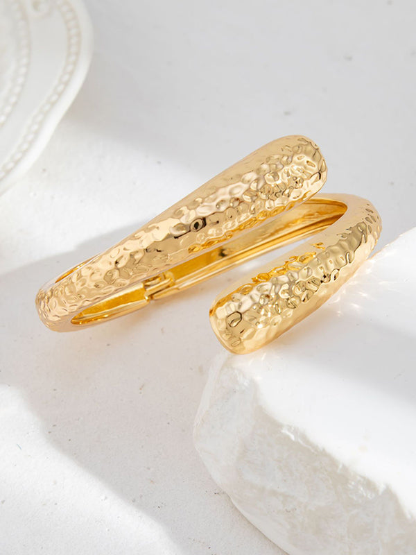 Geometric Pleated Shiny Irregularity Bracelet Accessories