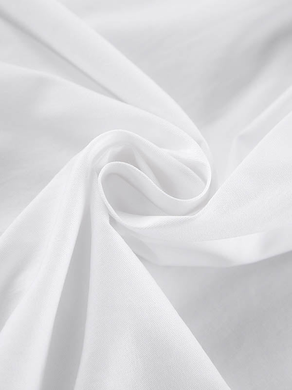 Buttoned Pleated Solid Color High Waisted Long Sleeves Lapel Shirt Dress Mini Dresses