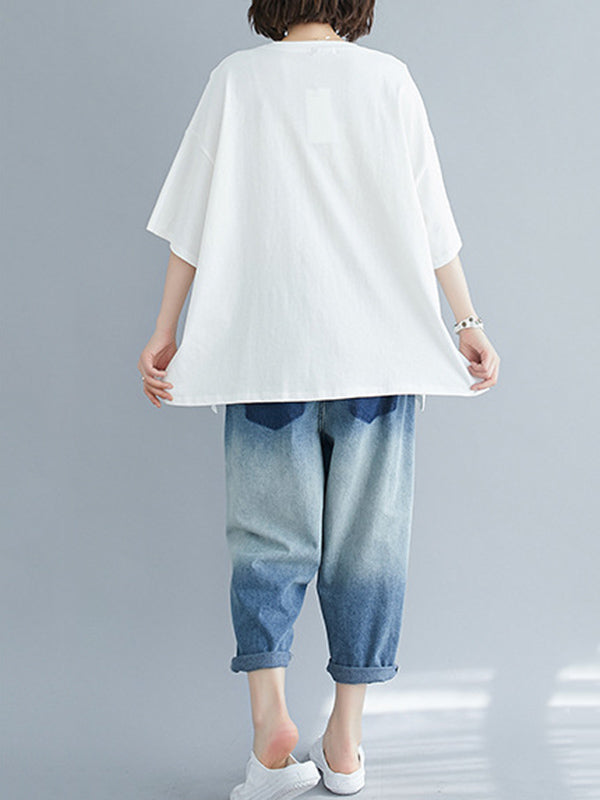 Loose Round Neck T-Shirt
