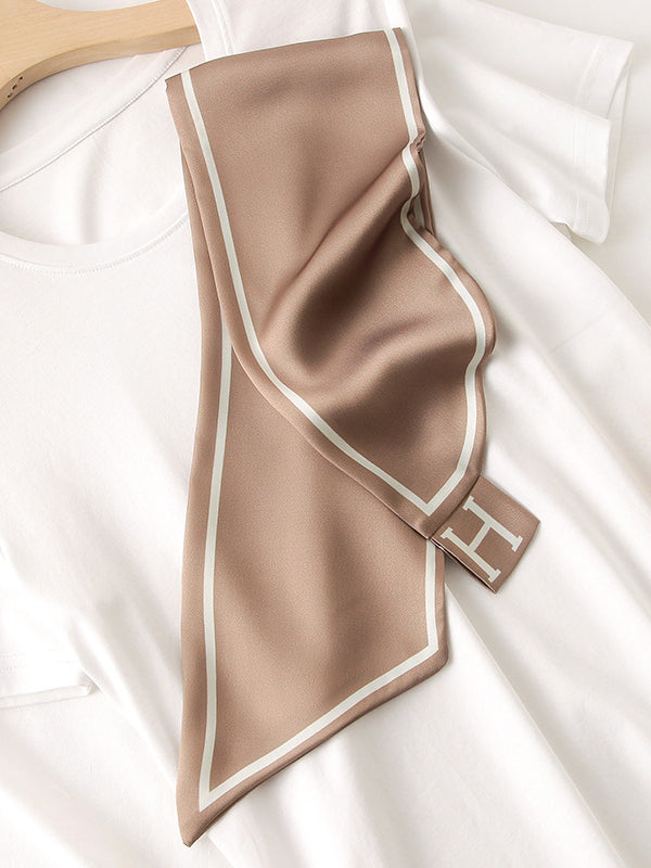 Urban Simple Sun-protection Letter Print Scarf