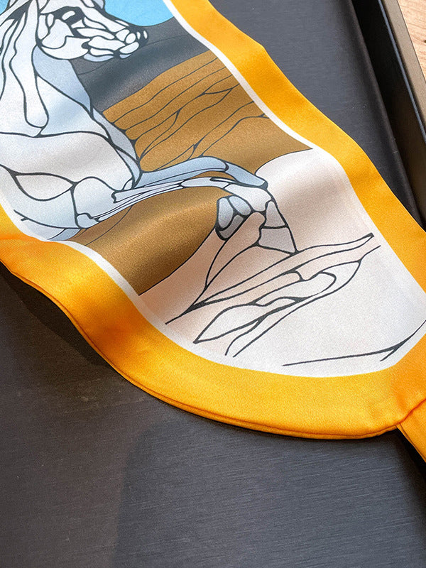 Urban Silk Imitation Animal Prints Scarf