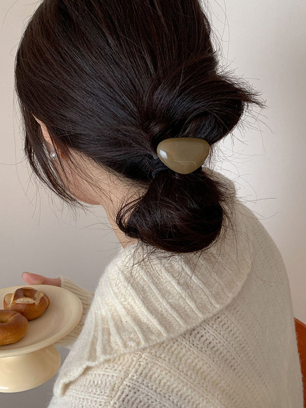 Geometric Stretch; Elastic Ponytailholder Hairtie Hairbobble Hair Accessories