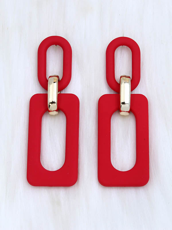 Geometric Hollow Earrings Accessories