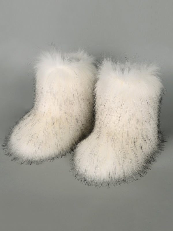 Contrast Color Keep Warm Boots